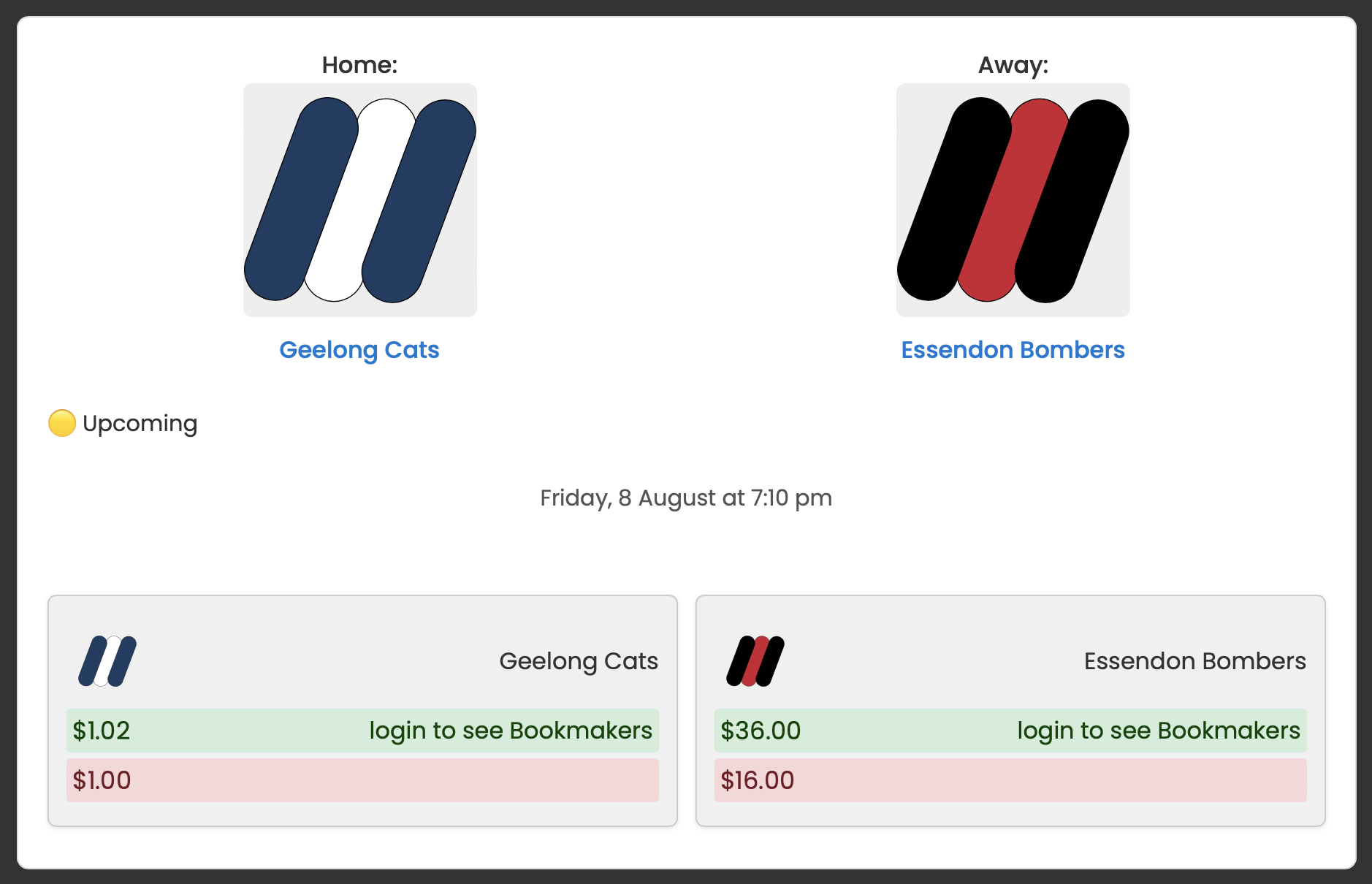 Margarine User Screen 1